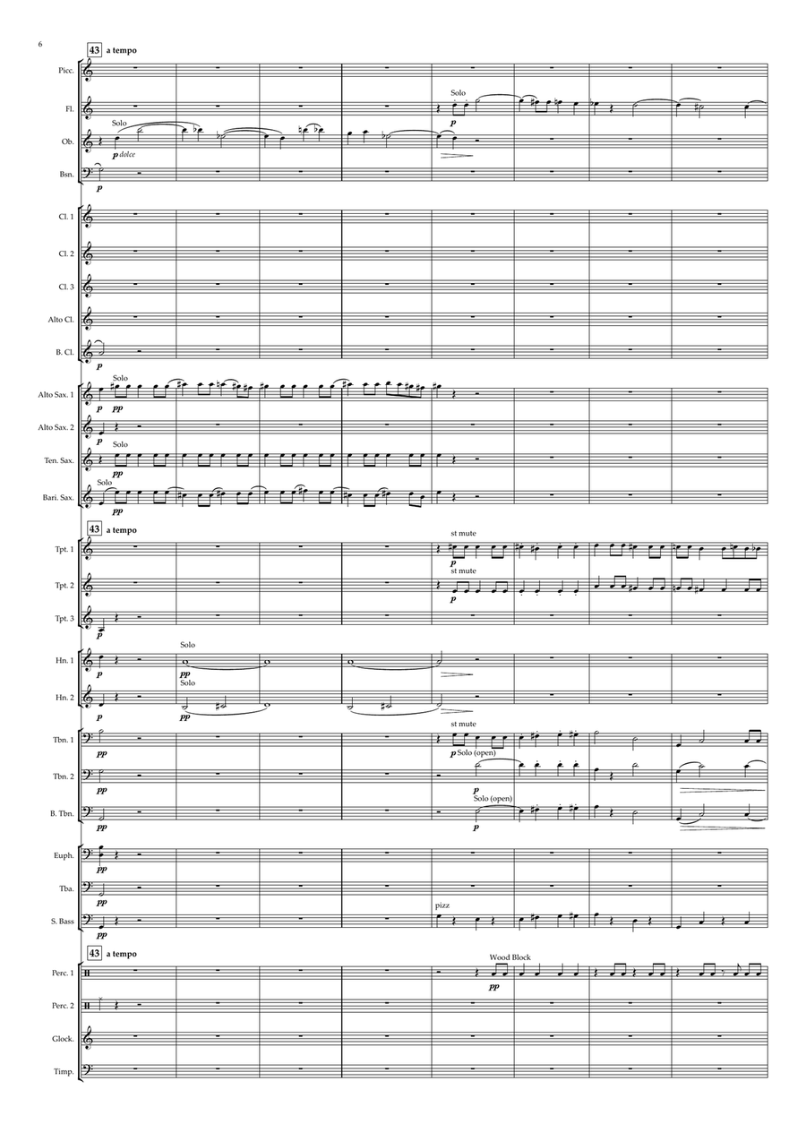 Outdoor Overture Concert Band scores gallery preview page 6