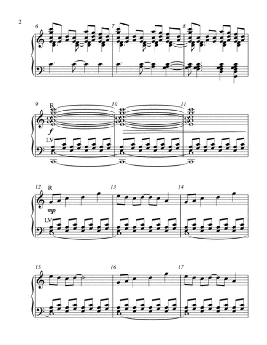 Bell Rumba - 3-5 oct. handbells, Level 3 5-Octaves scores gallery preview page 2