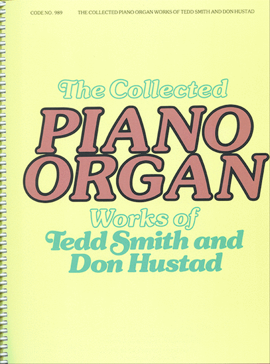 Collected Piano/Organ Works Organ scores gallery preview page 1