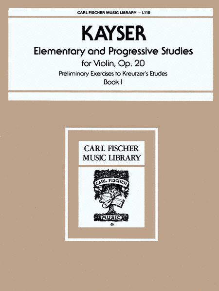 Elementary and Progressive Studies, Op.20, Bk.1