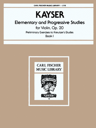 Book cover for Elementary And Progressive Studies