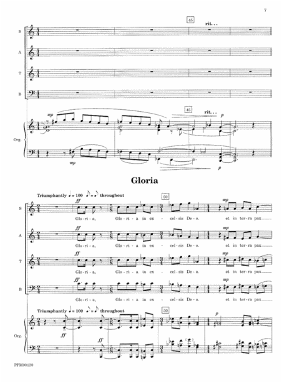 Transfiguration: An Ecumenical Mass Divisi scores gallery preview page 10