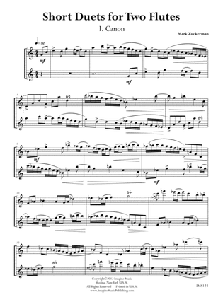 Short Duets for Two Flutes