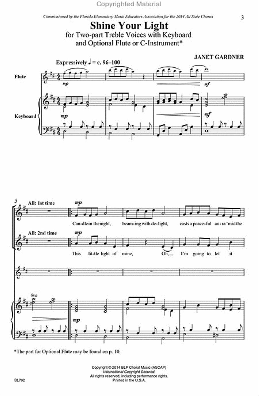 Shine Your Light Choir scores gallery preview page 2