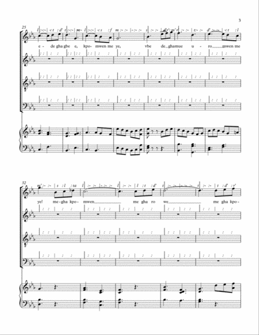 IGHA KPOWMEN 4-Part scores gallery preview page 3