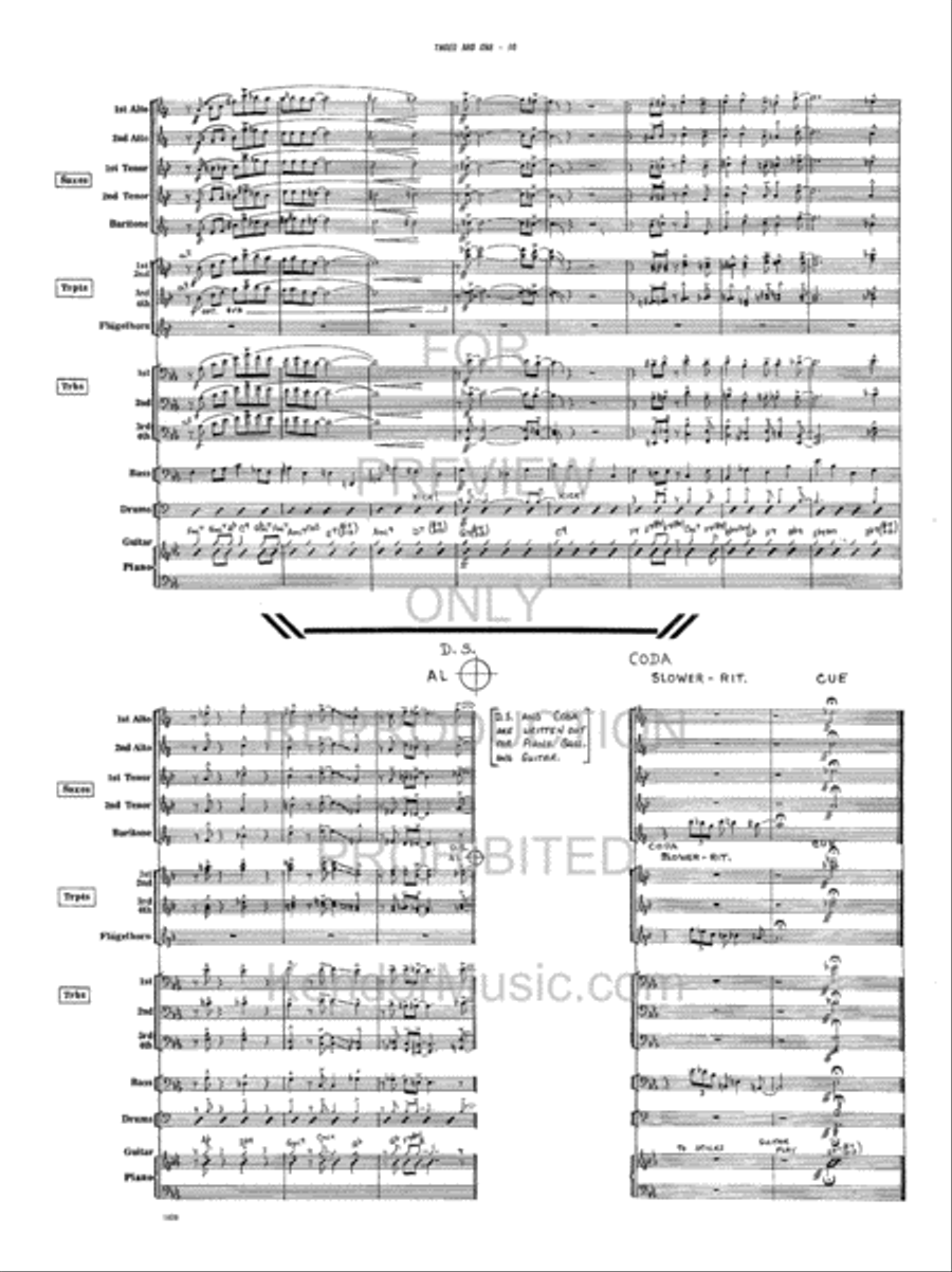Three And One Jazz Ensemble scores gallery preview page 11