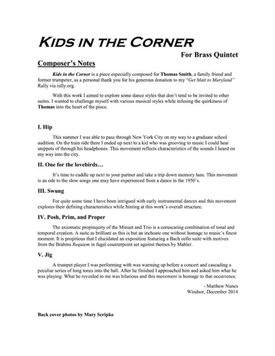 Kids in the Corner image number null