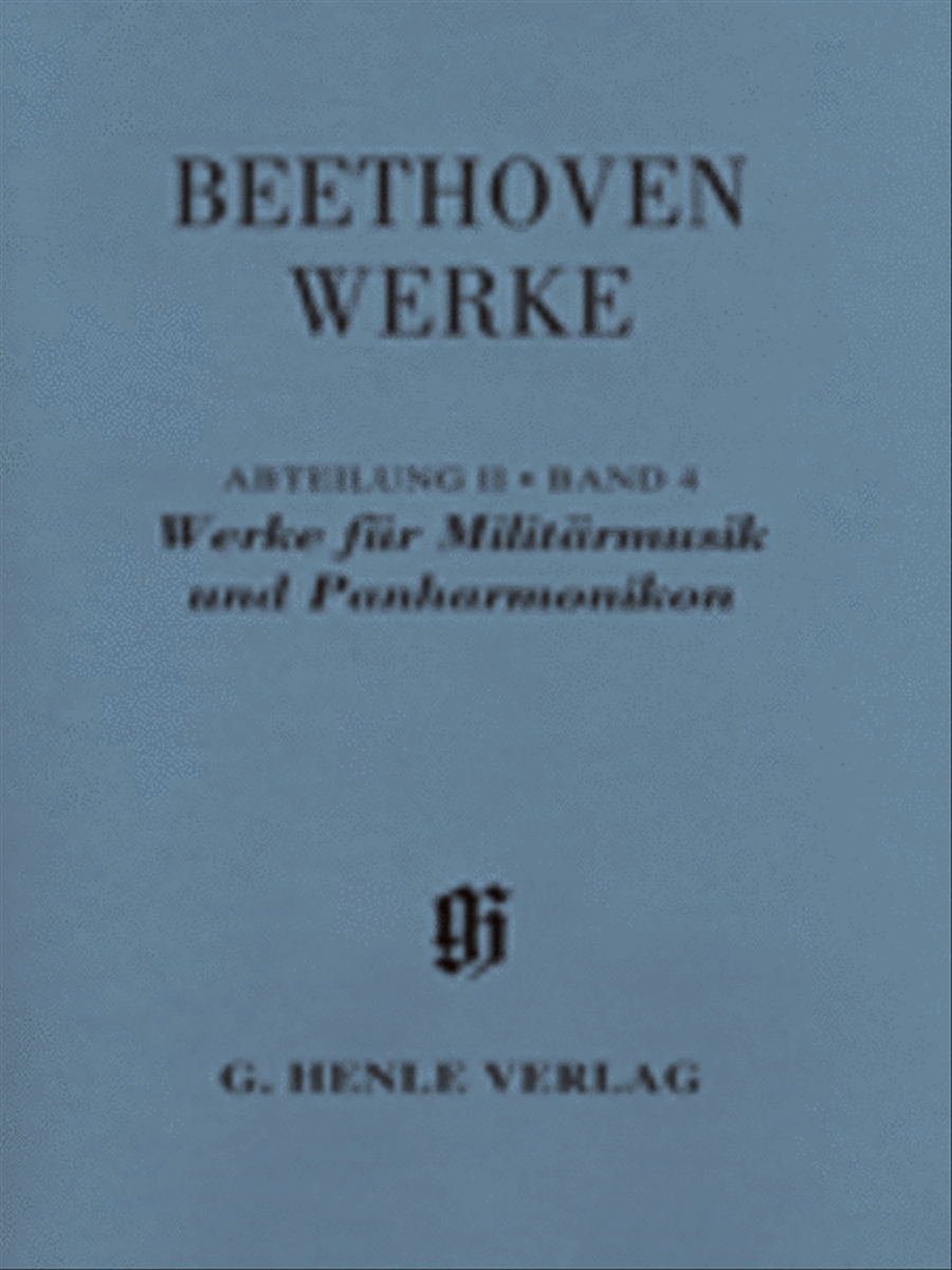 Werke für Militärmusik und Panharmonikon Score scores gallery preview page 1