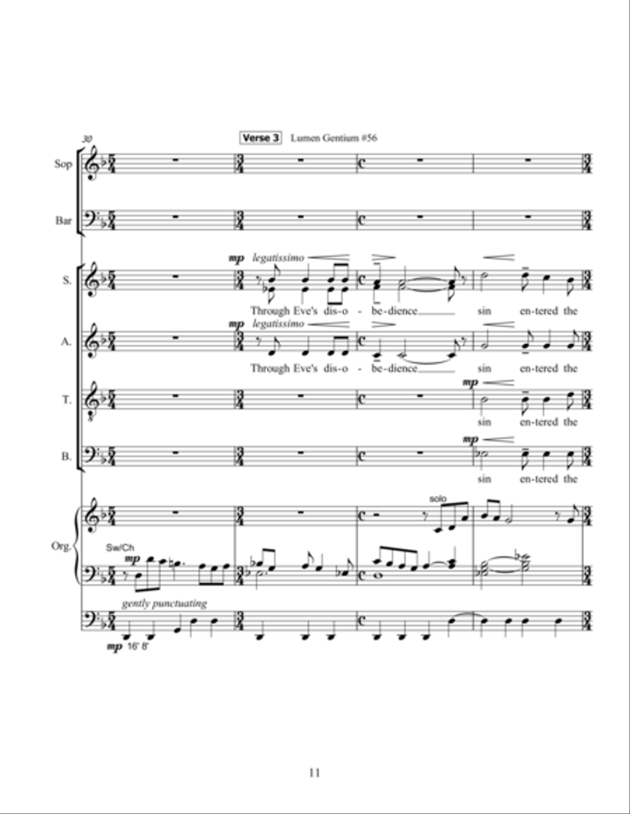 A Marian Tripych 4-Part scores gallery preview page 11