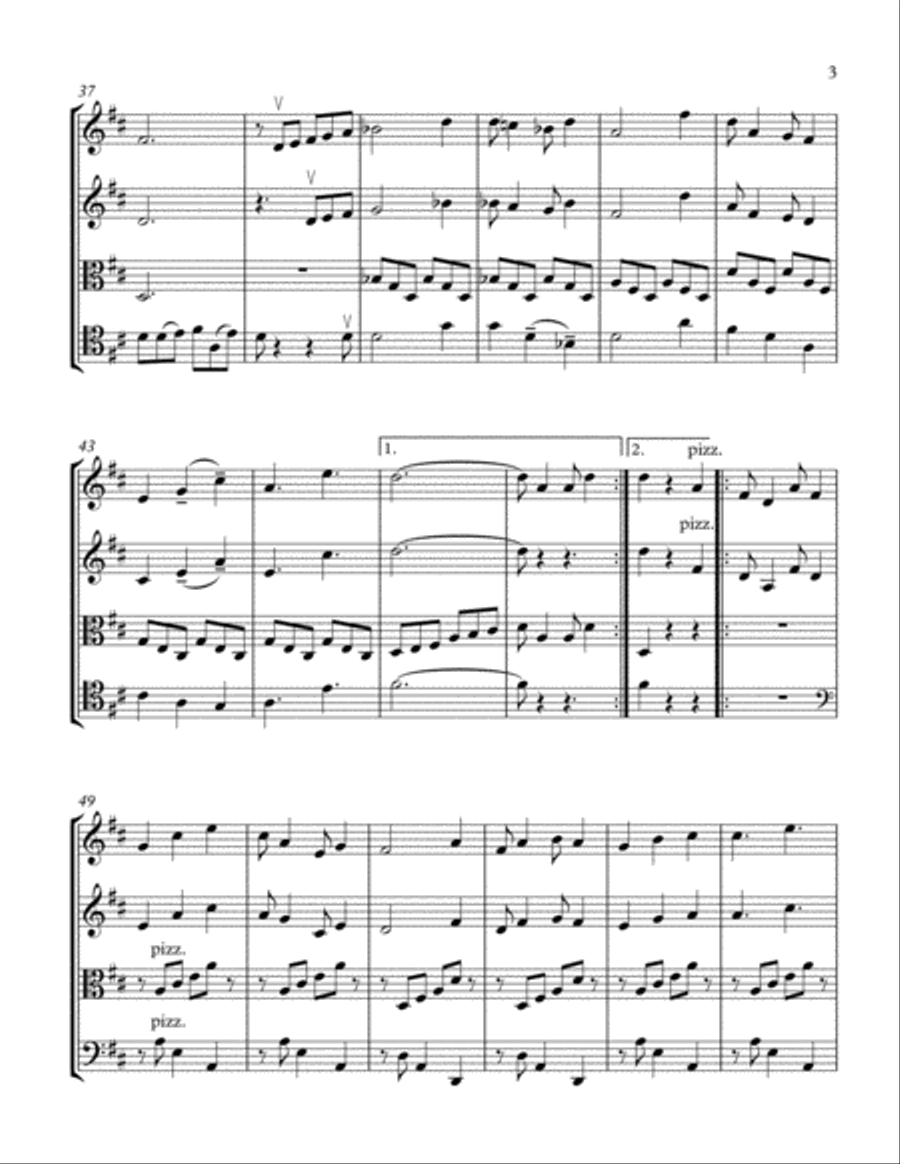 Brisas Del Torbes String Quartet scores gallery preview page 3