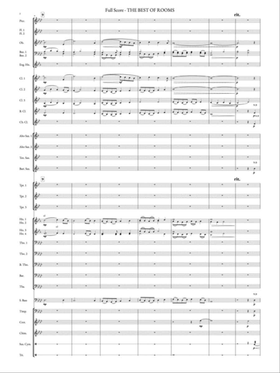The Best of Rooms: Score Concert Band scores gallery preview page 4