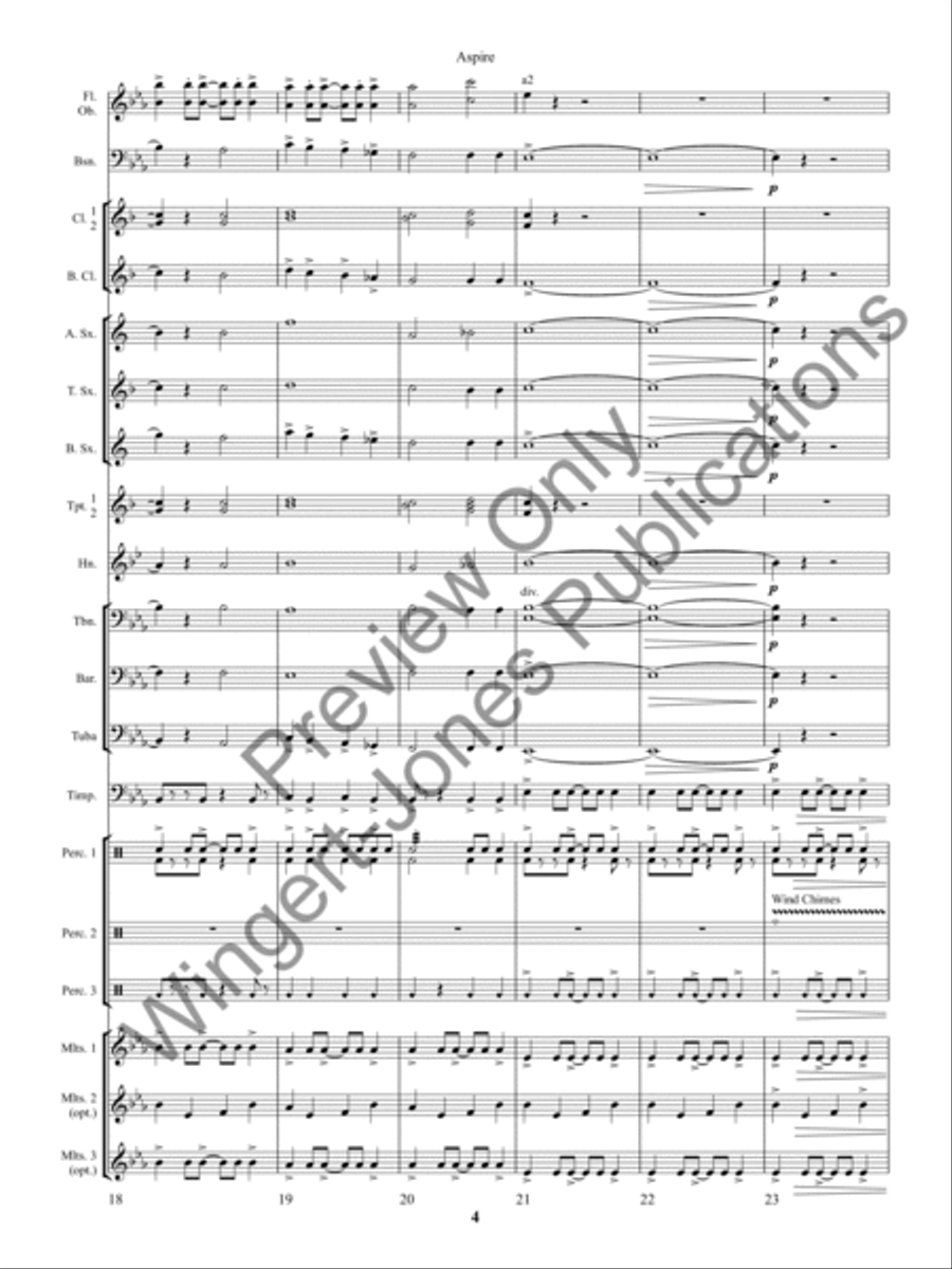 Aspire Concert Band scores gallery preview page 8
