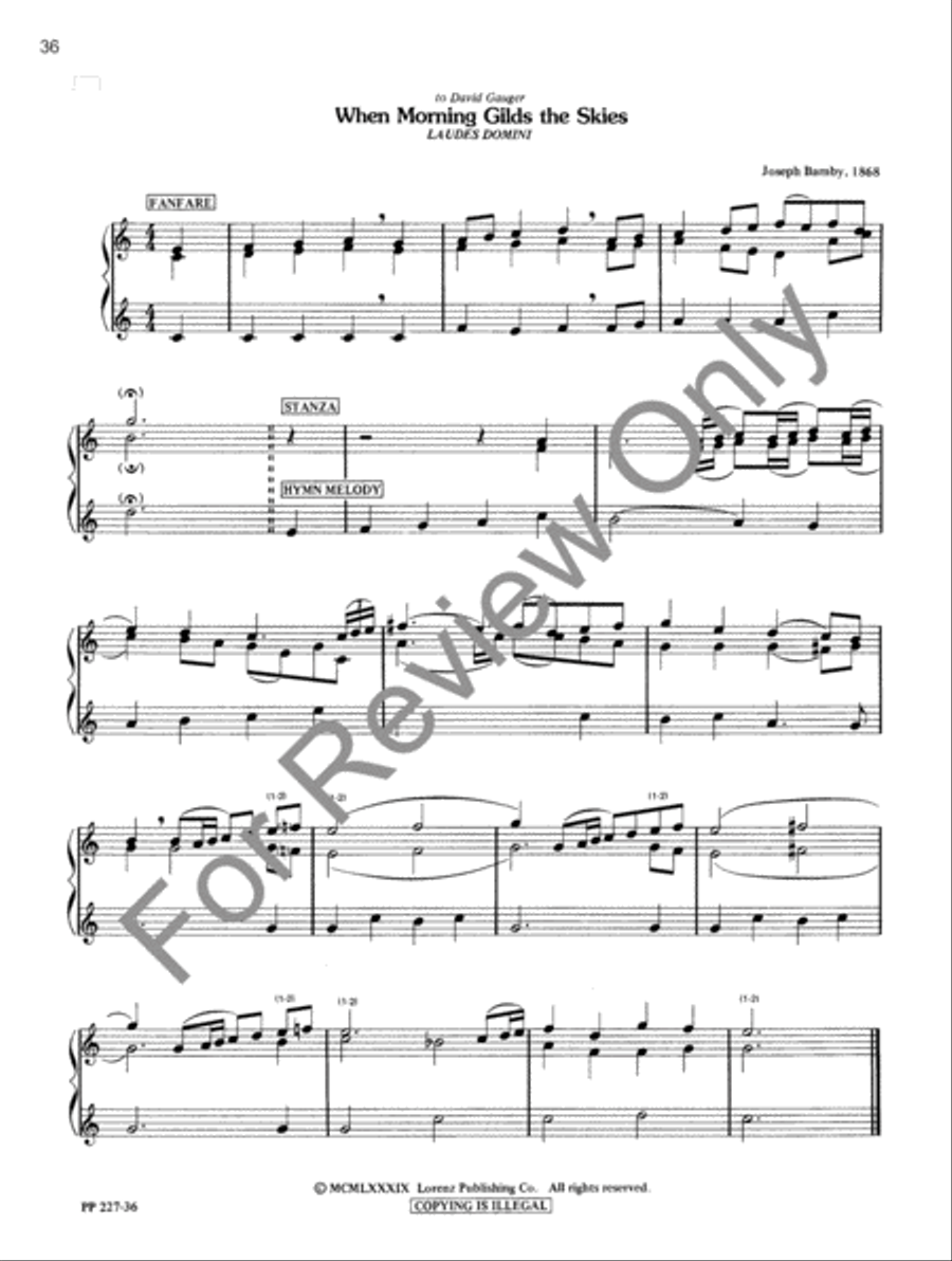 Trumpet Hymns and Fanfares Trumpet Duet scores gallery preview page 8