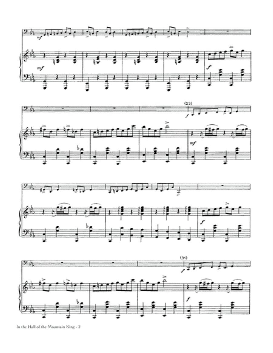 In The Hall Of The Mountain King School and Community scores gallery preview page 2