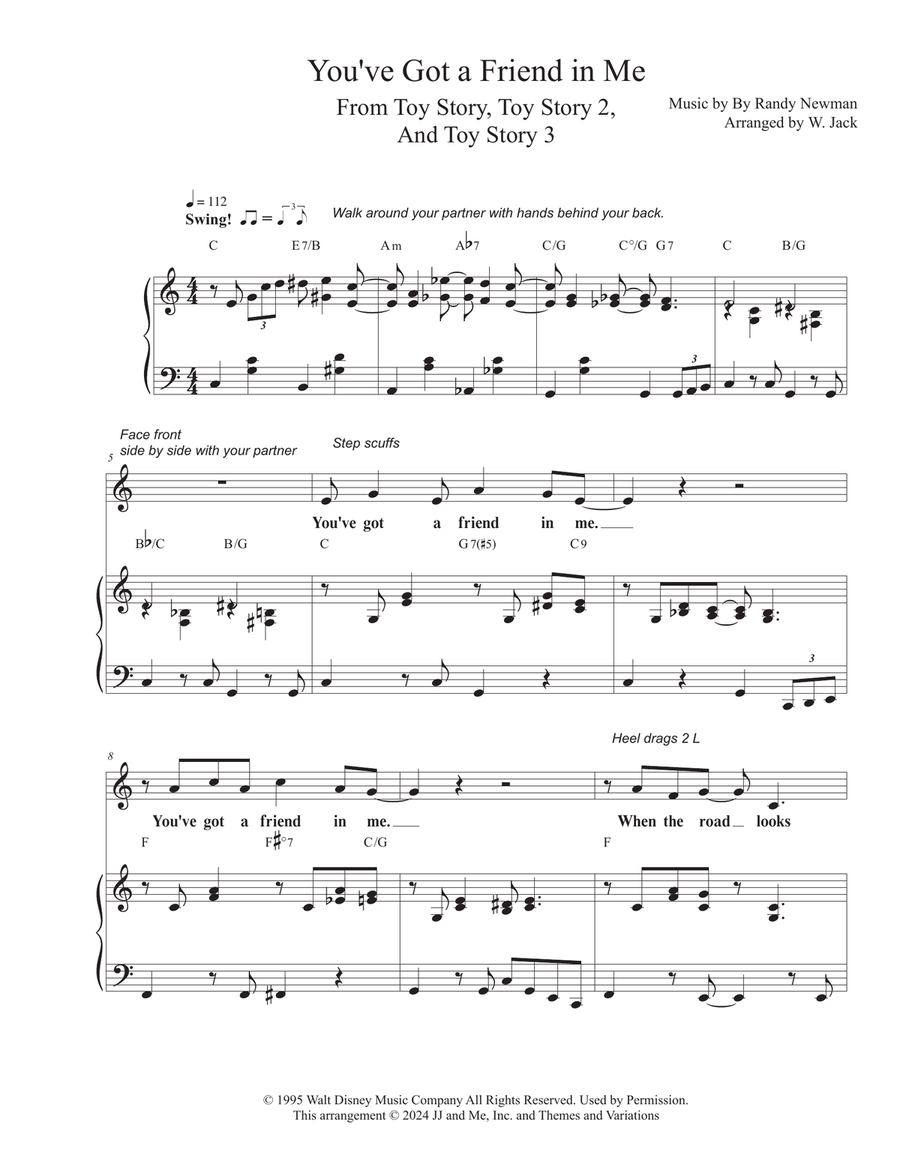 You've Got A Friend In Me 2-Part scores gallery preview page 1