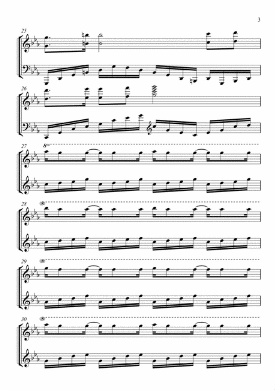 AUTUMN Piano Solo scores gallery preview page 3