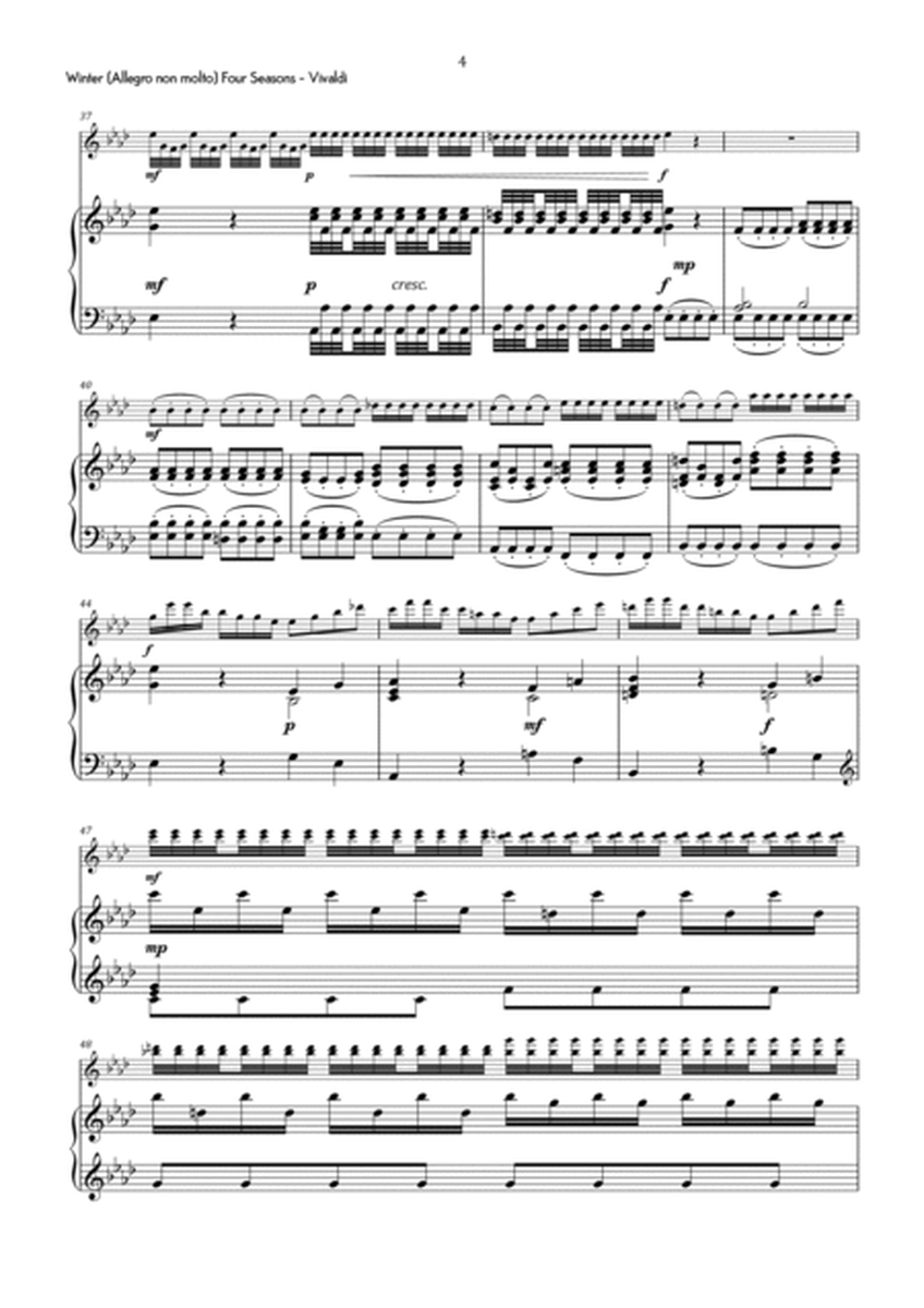 Vivaldi - Allegro non molto from Winter (The Four Seasons) in F Minor - Advanced image number null