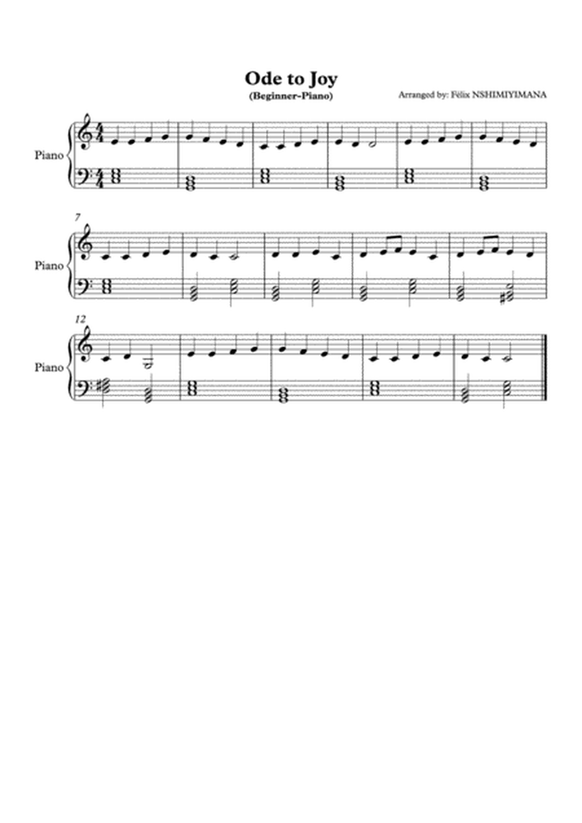 Ode to Joy ( Beginner-Piano)