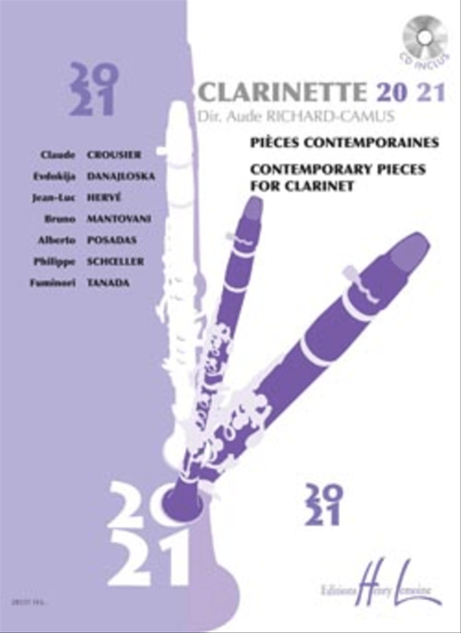 Clarinette 20-21 Clarinette 20-21 Clarinet Solo scores gallery preview page 1