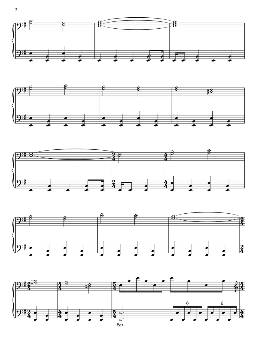 Woad To Ruin Woad To Ruin Piano Solo scores gallery preview page 2