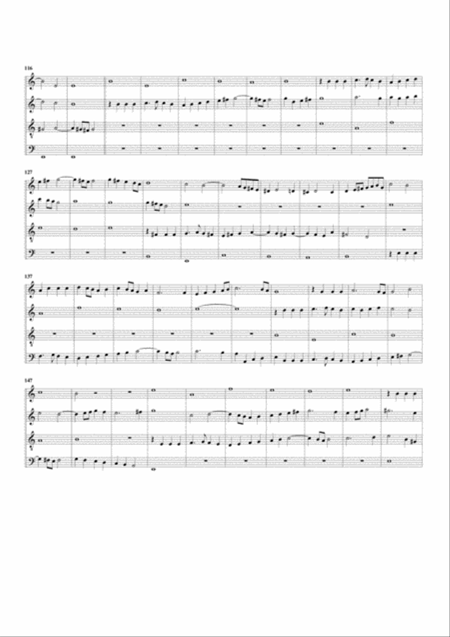 Ricercare no.9, FbWV 409 (arrangement for 4 recorders) Recorder scores gallery preview page 5