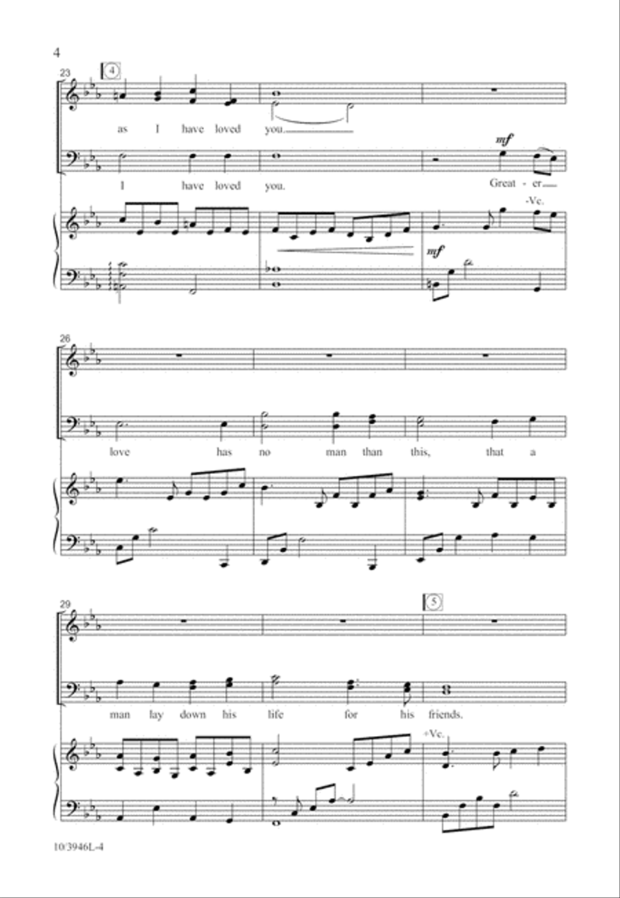 This Is My Commandment 4-Part scores gallery preview page 5