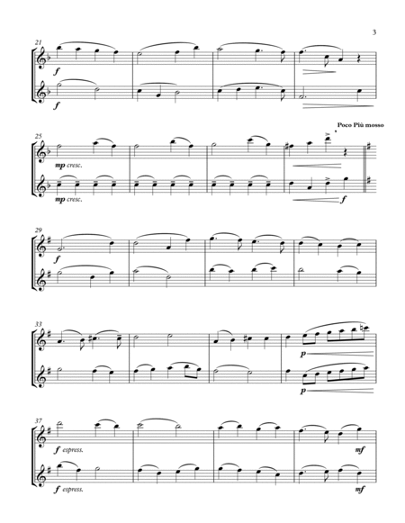 Adeste Fideles (O, Come All Ye Faithful) Flute Duet-Score and Parts image number null