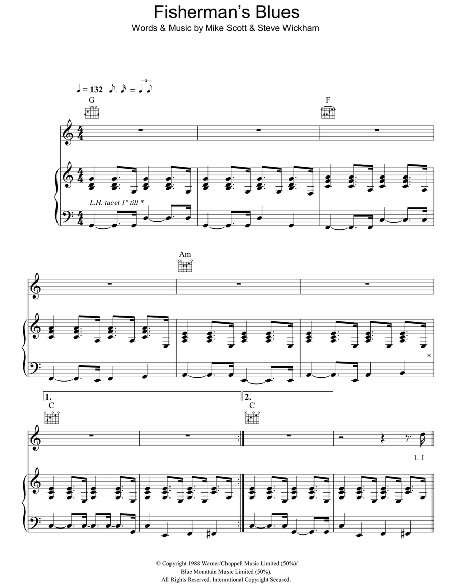 Fisherman's Blues Acoustic Guitar scores gallery preview page 1