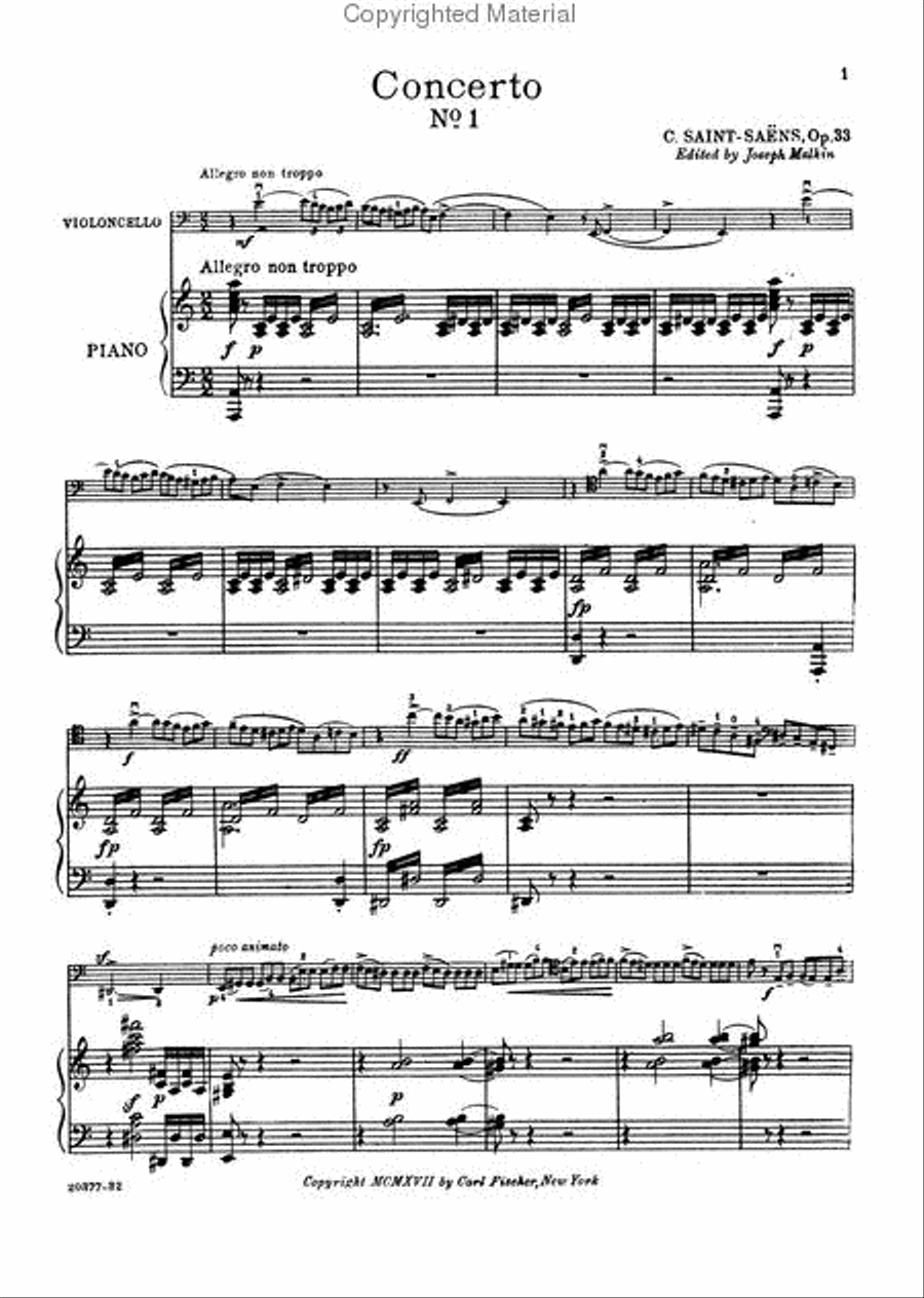 Concerto No. 1 Piano Accompaniment scores gallery preview page 2