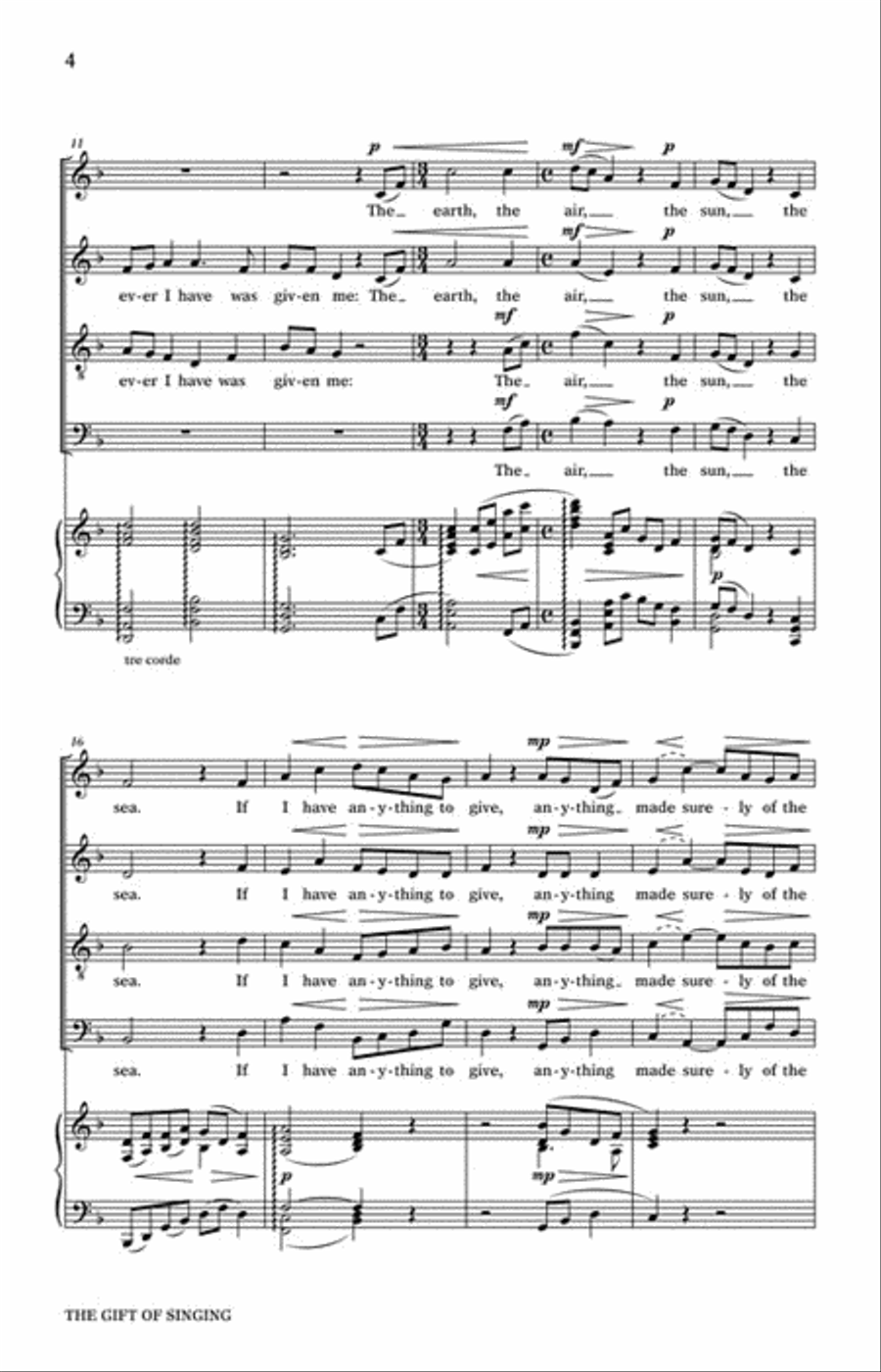 The Gift of Singing The Gift of Singing 4-Part scores gallery preview page 3