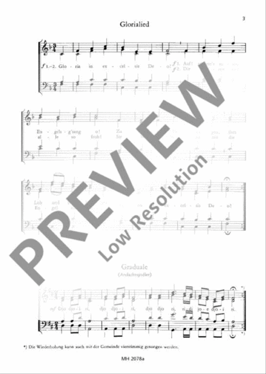 Deutsche Bauernmesse Mixed Choir scores gallery preview page 4