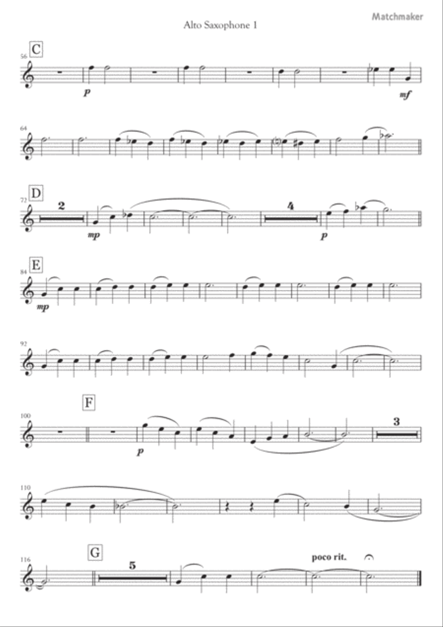 Matchmaker Woodwind Ensemble scores gallery preview page 5