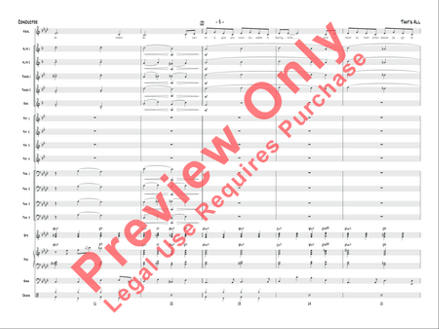 That's All Jazz Ensemble scores gallery preview page 4