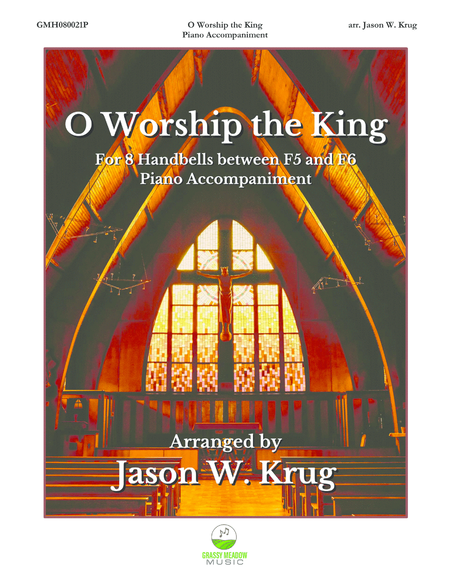 O Worship the King (piano accompaniment to 8 handbell version) image number null