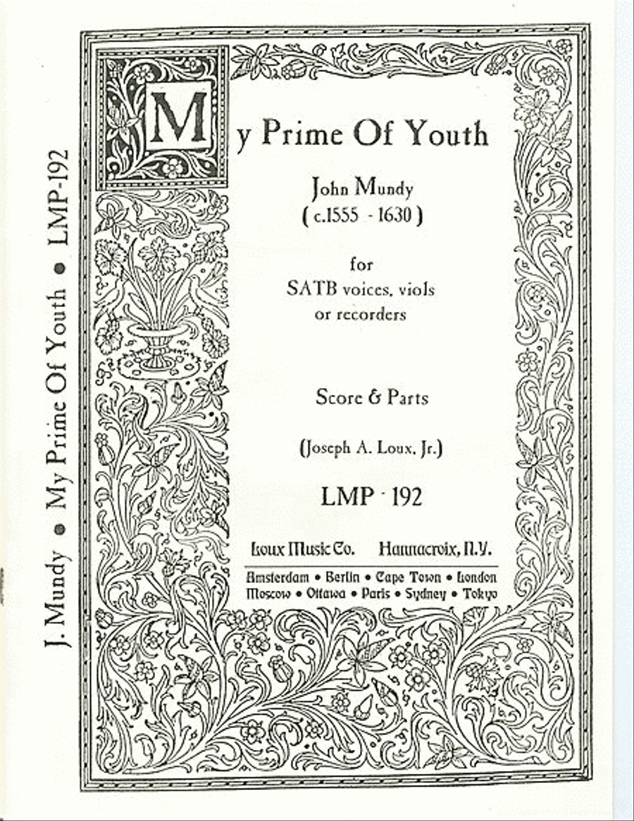 My Prime of Youth 4-Part scores gallery preview page 1