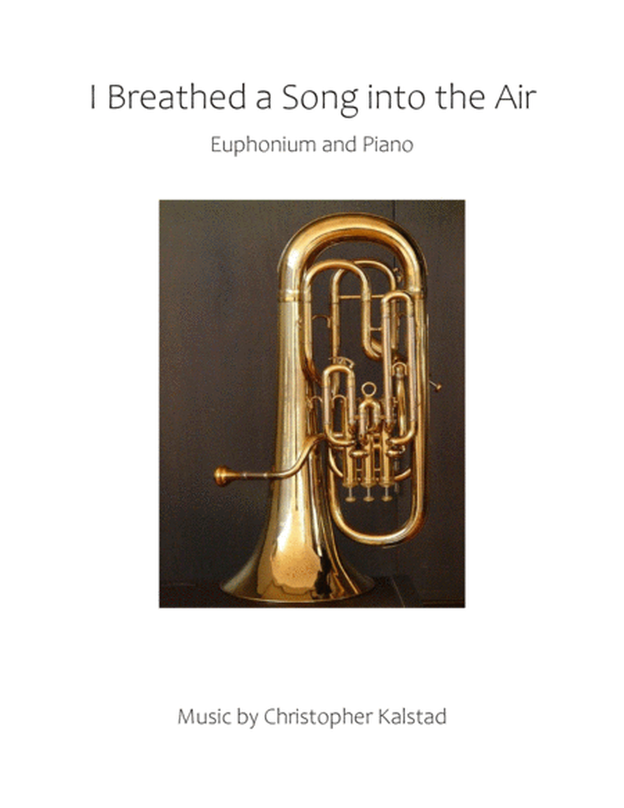 I Breathed a Song into the Air (Euphonium and Piano) image number null