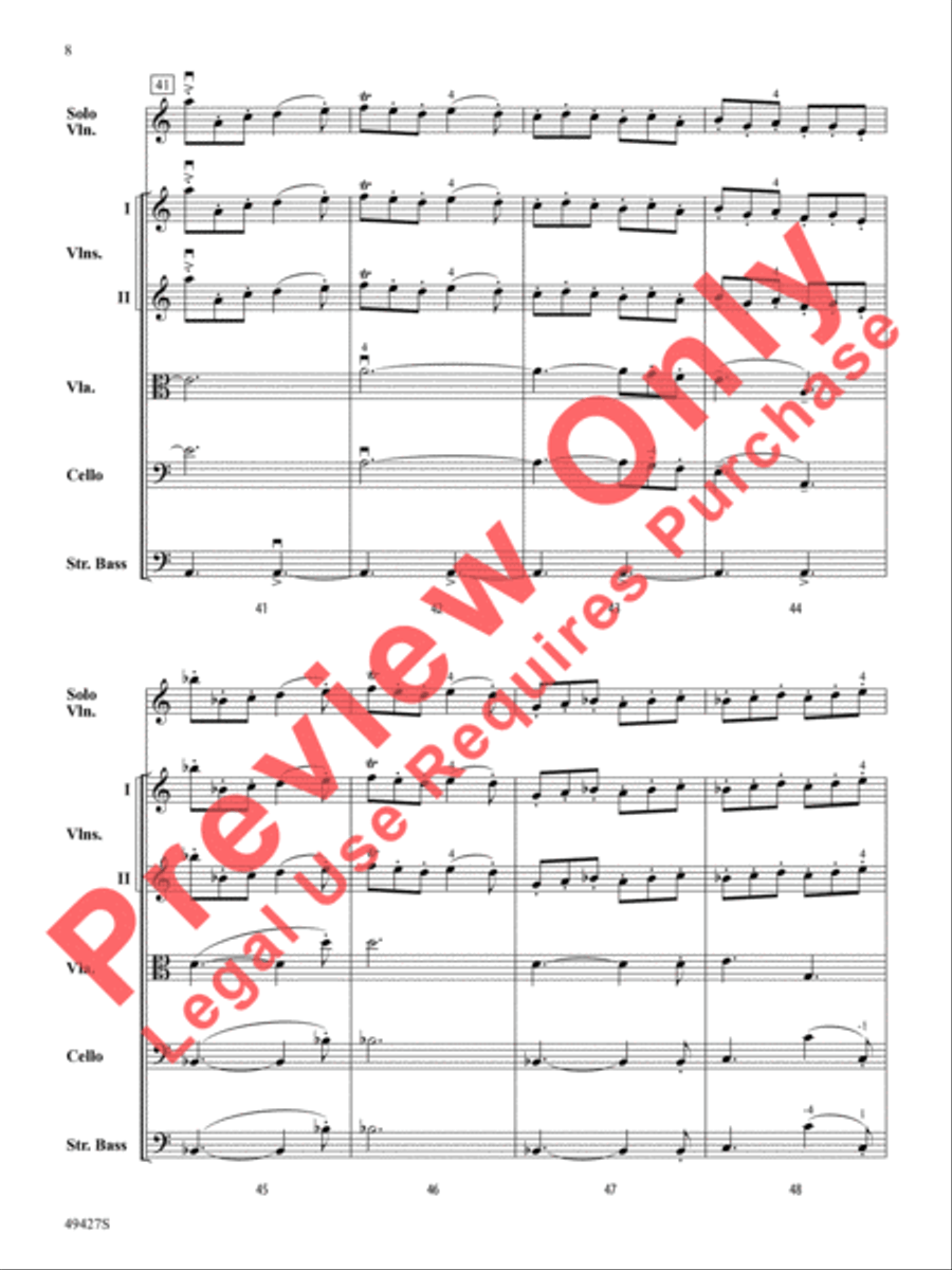 Fireball String Orchestra scores gallery preview page 9