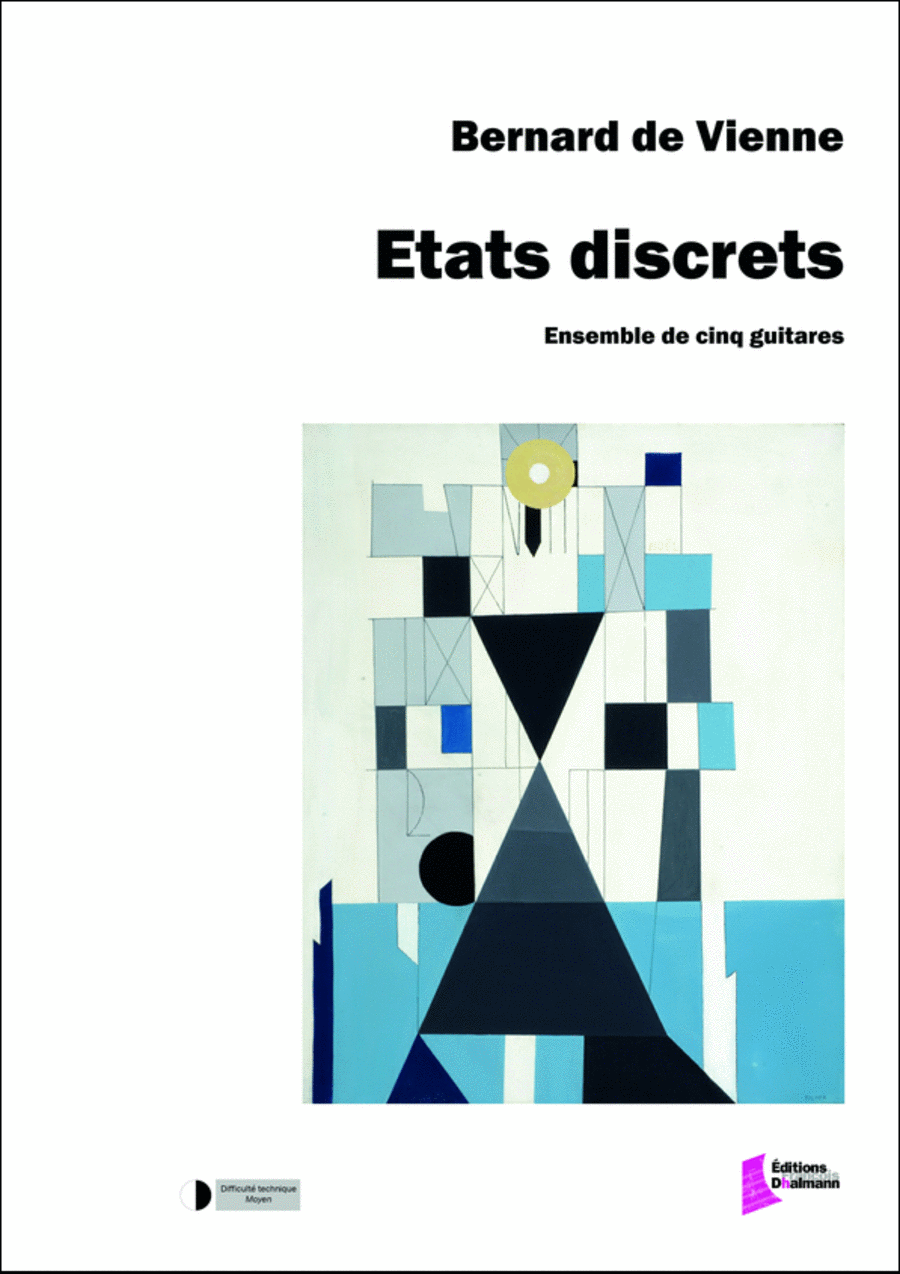 Etats discrets Etats discrets Guitar scores gallery preview page 1