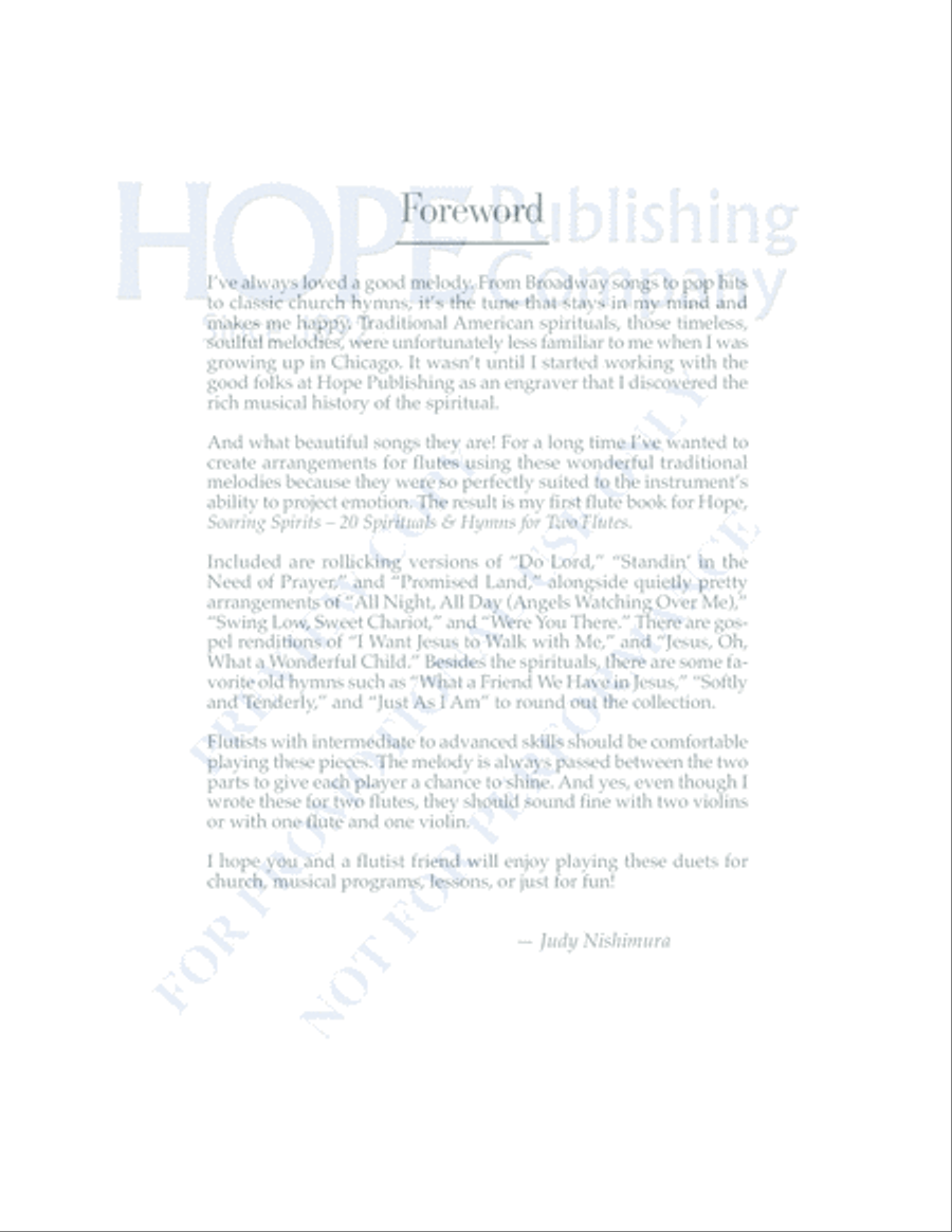 Soaring Spirits Flute Duet scores gallery preview page 5