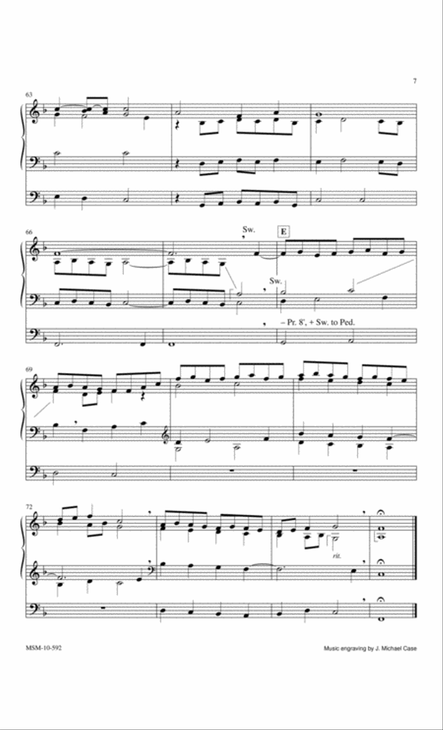 Voluntary on Shades Mountain Organ scores gallery preview page 4