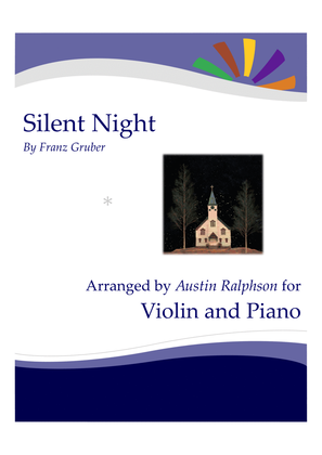Silent Night for violin solo - with FREE BACKING TRACK and piano accompaniment to play along