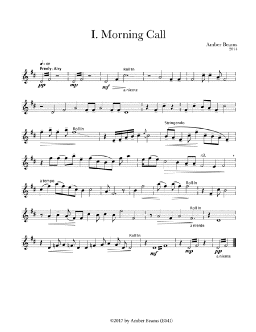Calls Flute Solo scores gallery preview page 3