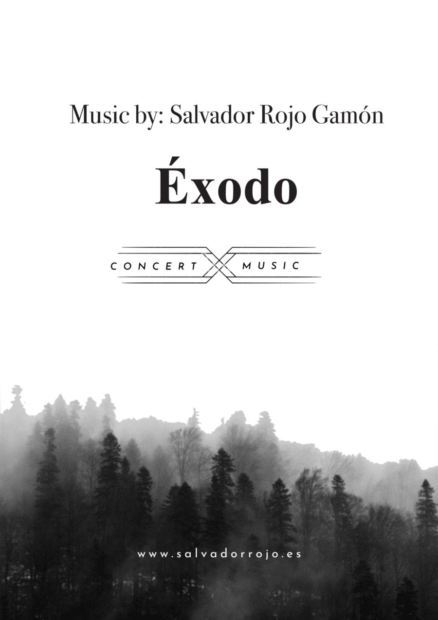 Éxodo (Reduced version) Concert Band scores gallery preview page 1