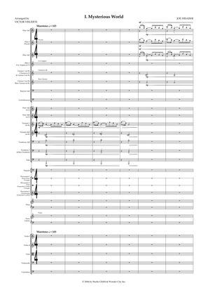Mysterious World (from "Image Symphonic Suite Howl's Moving Castle") - Score Only
