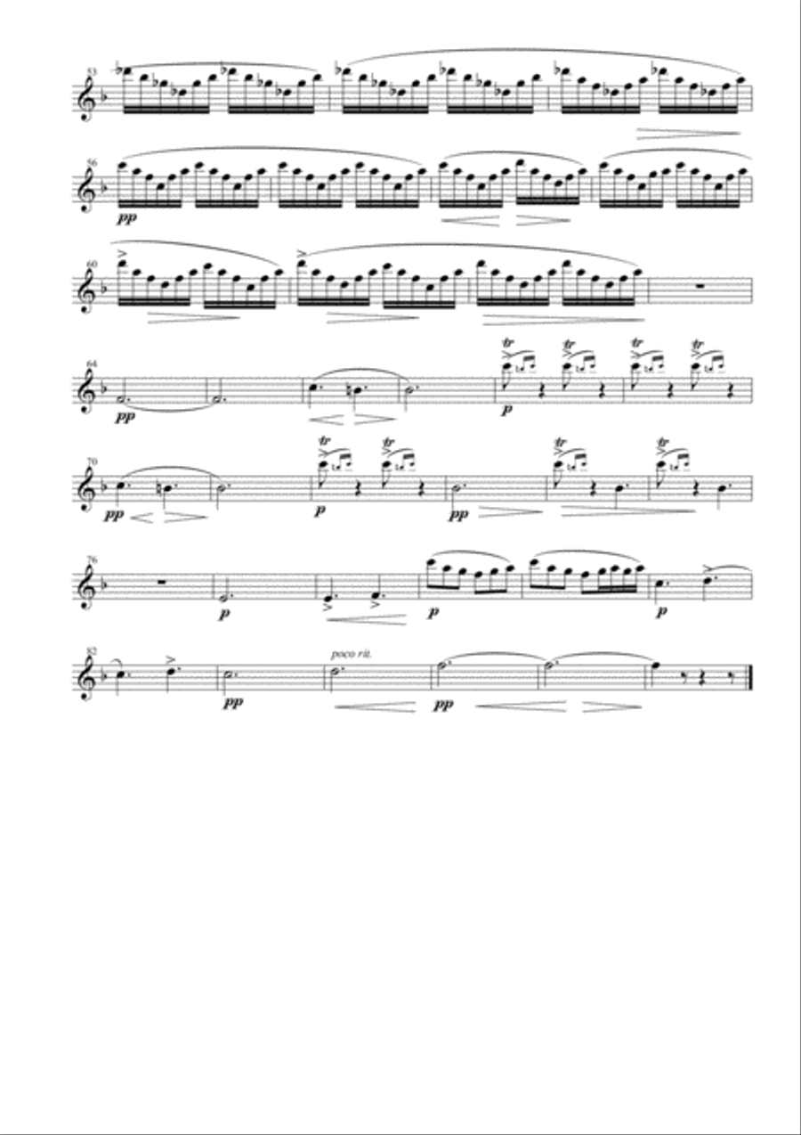 Peer Gynt Suite I for Clarinet Quartet Clarinet Quartet scores gallery preview page 2