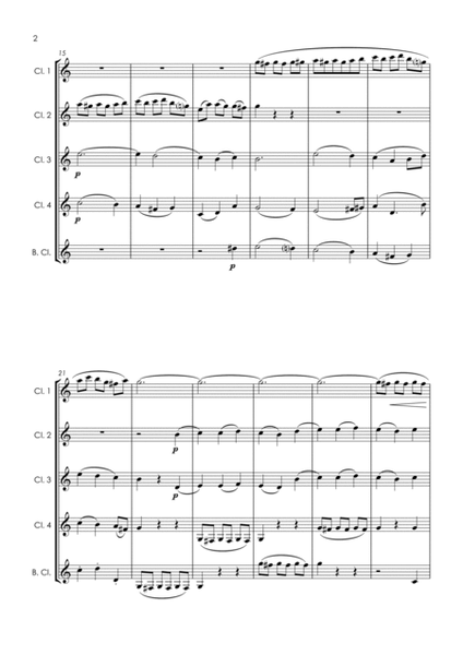 Mozart Clarinet Quintet KV581 (3rd movement) - clarinet quintet image number null