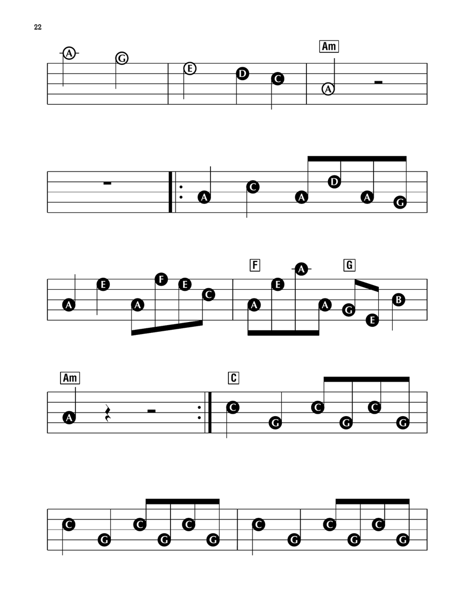 Axel F Electronic Keyboard scores gallery preview page 3