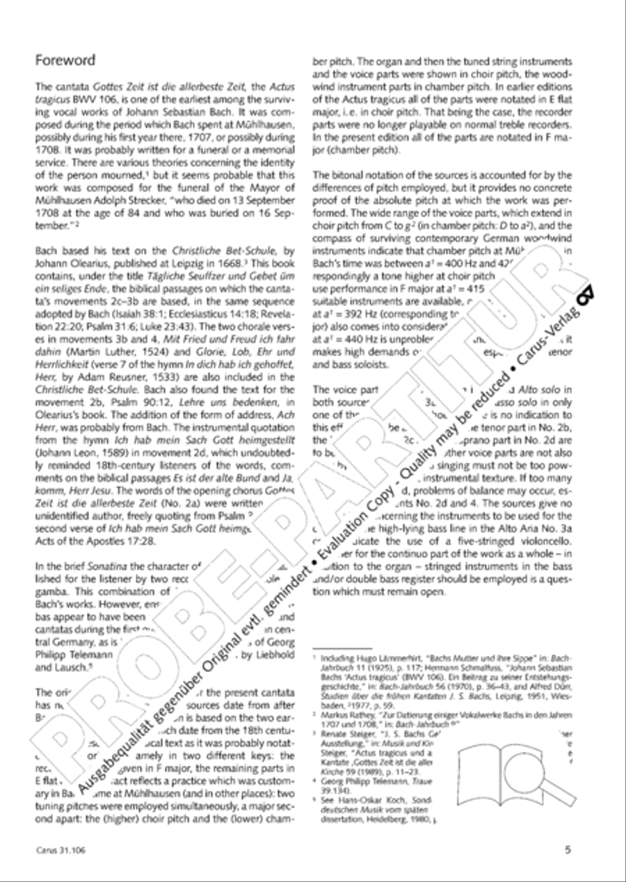 God's own time is the time appointed (Gottes Zeit ist die allerbeste Zeit) 4-Part scores gallery preview page 6
