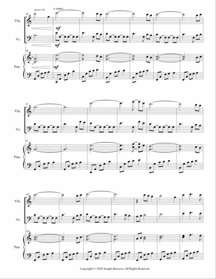First Steps - Violin, Cello, and Piano Piano Trio scores gallery preview page 5