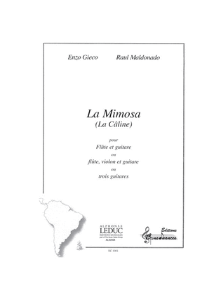 Book cover for Gieco/maldonado La Mimosa La Caline Flute Guitar Violin Score/parts
